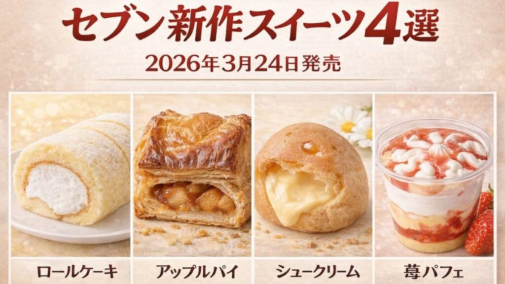 セブンの新作スイーツ