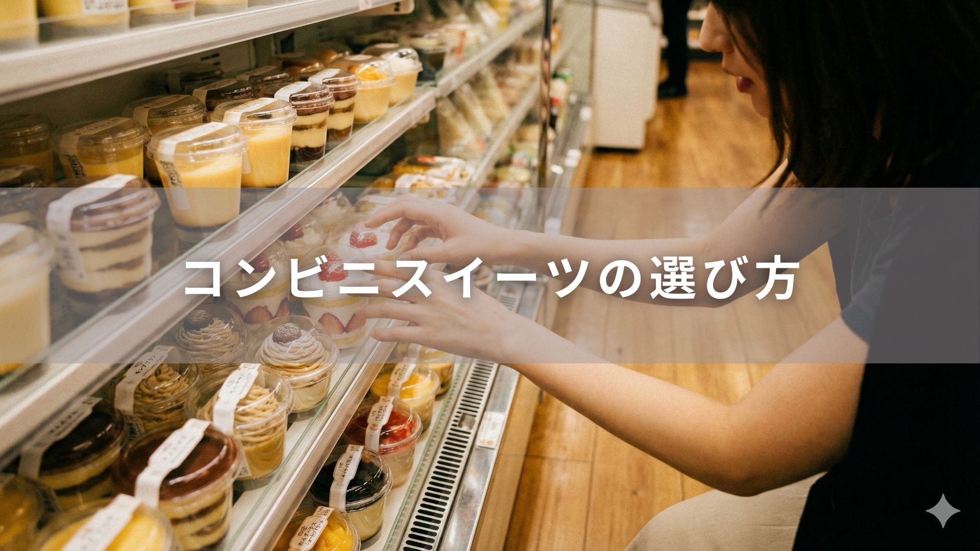 コンビニスイーツの選び方