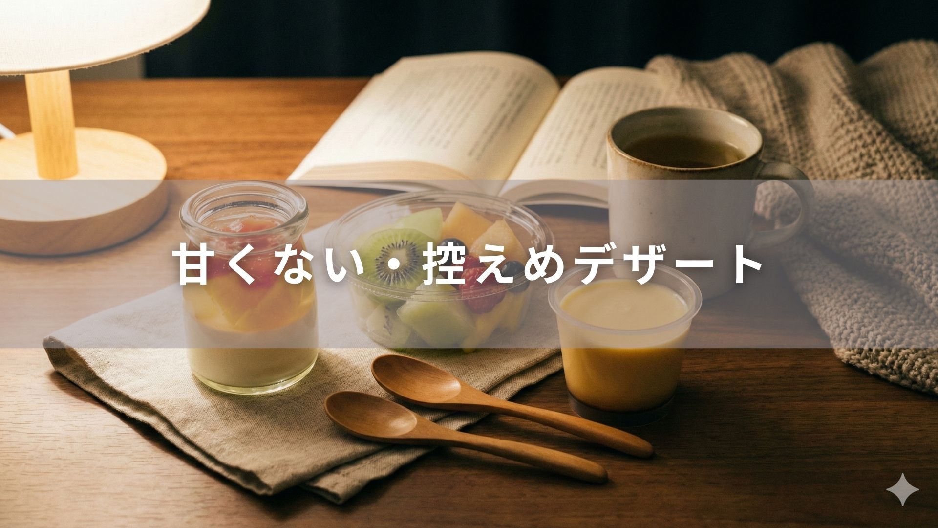 甘くない・控えめデザート